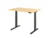 Av. régl. él. hauteur bureau assis/debout,HxlxP 640-1290x1200x800mm