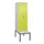 locker voor scheiding van kleding,HxBxD 2120x600x815mm,2vak