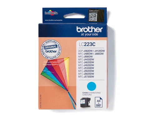LC-223C Cyaan Inktcartridge 600 pagina's