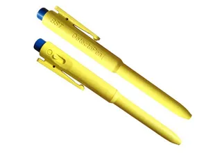 BST J800 Detecteerbare drukpen Geel Schrijfkleur Blauw 25 Stuks - 1