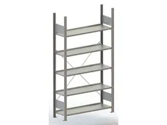 Inhaakstelling Basisveld 1850x1056x336mm 5legborden 80kg Verzinkt