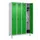 locker,HxBxD 1950x1200x500mm,4vak,vak B 300mm,draaigrendel,voeten