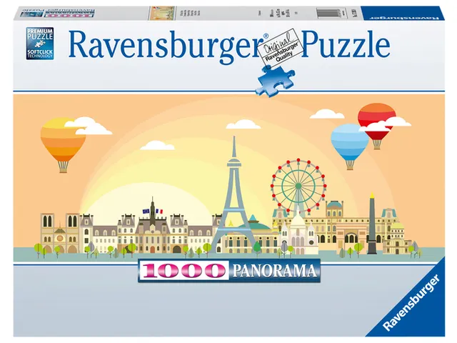 Puzzel Ravensburger Een dag in Parijs 1000 stukjes