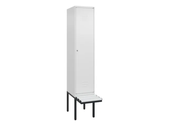 locker met bank,HxBxD 2120x400x815mm,1vak,vak B 400mm,cil.-slot