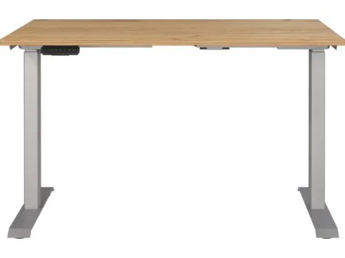 Elektrisch ihv bureau,HxBxD 720-1200x1200x800mm,blad Navarra-eiken