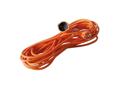 Verlengkabel BRASQ 20m oranje