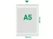 U-map Leitz 4095 A5 met ophangoog 0.20mm PVC transparant