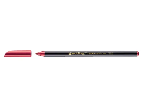 Fineliner edding 1200 metallic rood 1.0mm