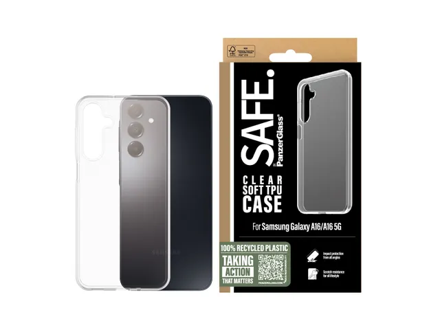 PanzerGlass SAFE. by TPU Case Transparent Samsung Galaxy A16 | A16