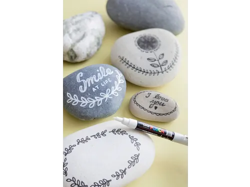 Brushverfstift Posca PCF350 Penseelpunt 1-10mm Goud