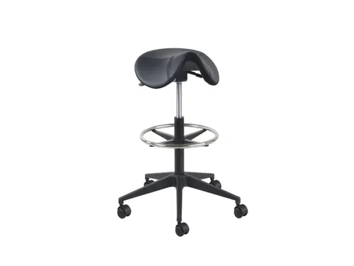 Euroseats Zadelkruk Matera Large Zwart Ergonomisch
