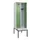locker met bank,HxBxD 2120x600x815mm,2vak,vak B 300mm,draaigrendel