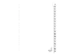 Tabbladen Kangaro 23-gaats PK420AZM 20-delig alfabet karton