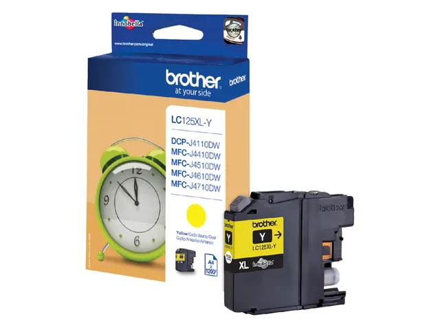 Inktcartridge Brother LC-125XLY geel HC