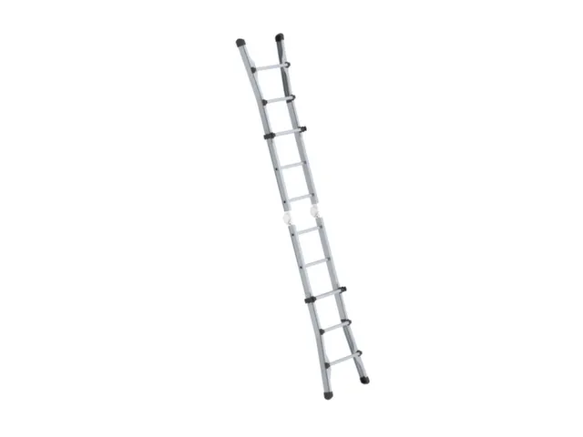multifunctionele telescoopladder,4x3,sporten,balk L 1,95-3,1m