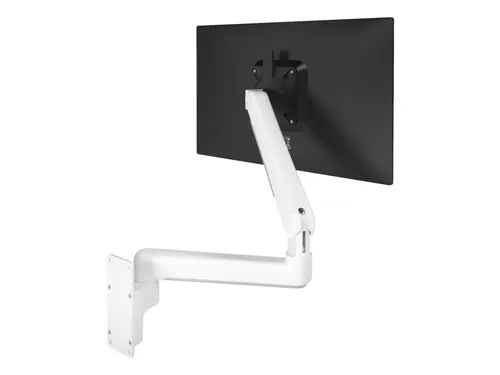Viewprime Plus Monitorarm Gasgeveerd Met Wandbevestiging Wit