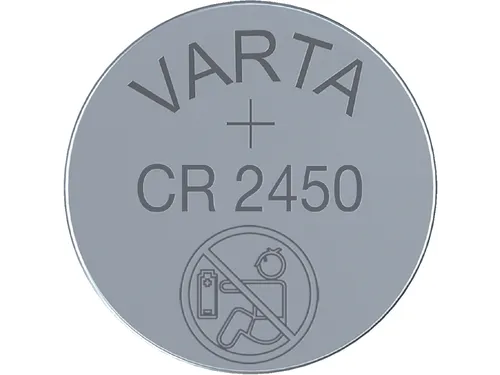 Batterij Varta knoopcel CR2450 lithium blister à 1 stuk