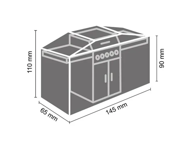 Buitenhoes Voor BBQ - 145cm