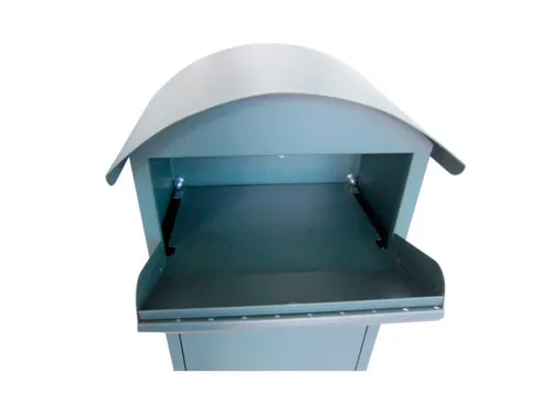 pakketbus,staal,mat antracietgrijs,HxBxD 1100x410x265mm