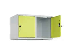 opzetkast,v. locker,2vak.,vak B 400mm,HxBxD 500x800x500mm,draaigrendel