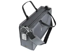 Bureautas Sigel voor hybride werken Premium L donkergrijs 500x280x150