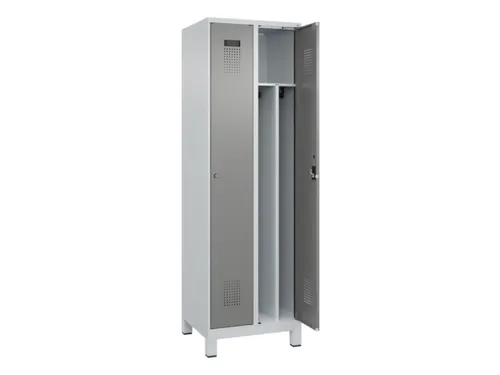 locker voor scheiding van kleding,HxBxD 1950x600x500mm,2vak
