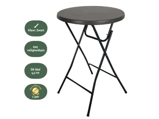 Statafel BRASQ 80cm BT100 zwart - 4