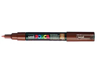 Verfstift Posca PC1MC Extra Fijne punt 0,7-1,0mm bruin - 2