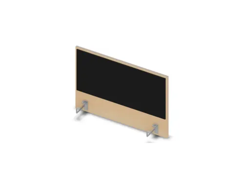 opzetpaneel bureau aanbouw zijkant NE-esdoorn BN8033-zwart 800mm