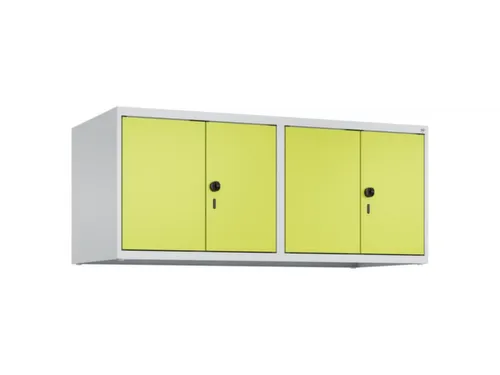 opzetkast,v. locker voor scheiding van kleding,4vak.,vak B 300mm
