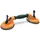 Zuigheffer Draagvermogen 45kg 2 Zuigschalen Scharnier Kunststof