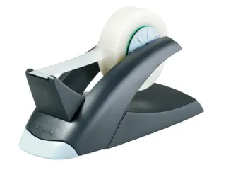 Tapehouder Vegas met taperol 19mmx33m zwart/grijs - 1