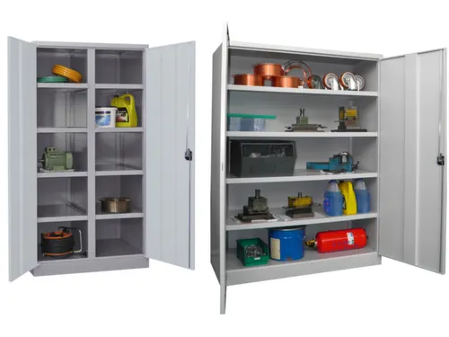 Zwaarlastkast 1950x1470x630mm 4legborden Plaatstaal Ral7035