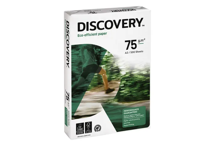 Kopieerpapier Discovery A3 75 gram Wit 500vel