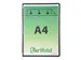 Zichtpaneel Tarifold A4 verticaal 230x343mm Zwart 10 stuks