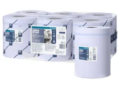 Tork 473391 Poetspapier M4 2-Laags Centerfeed Smartcore Blauw