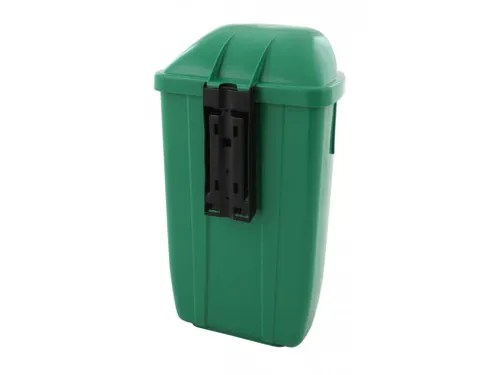 Kunststof buitenafvalbak 50 Liter Groen
