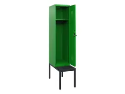 locker met bank,HxBxD 1950x400x815mm,1vak,vak B 400mm,draaigrendel