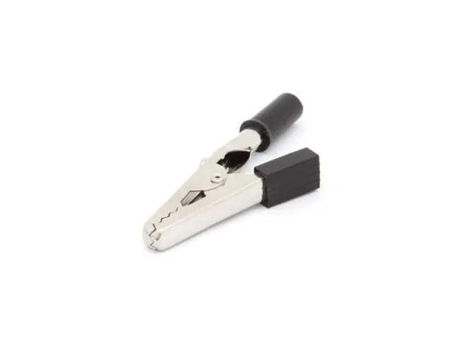 Standaard Krokodillenklem 55mm Met Schroefaansluting - Zwart