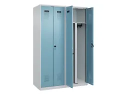 PBM-locker,HxBxD 1850x1200x500mm,4vak,vak B 300mm,draaigrendel