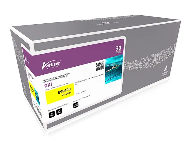 AS20213 ASTAR OKI Geel 46490621 ES toner