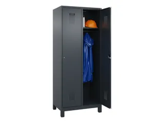 locker,HxBxD 1950x800x500mm,2vak,vak B 400mm,cil.-slot,voeten - 1