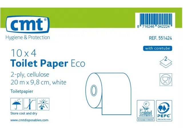 CMT Toiletpapier Eco Cel 2-laags 180vel 10x4 rol