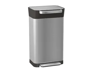 Pedaalemmer Intelligent Waste Titan mat RVS Zwart 30 liter - 1