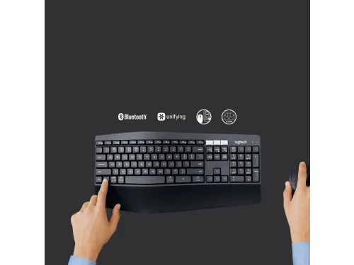 Logitech MK850 Performance Draadloos toetsenbord QWERTZ en muis