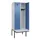 locker met bank,HxBxD 2120x800x815mm,2vak,vak B 400mm,draaigrendel