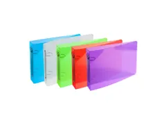 Exacompta Crystal Ringmap 2 O-ringen 25mm Transparant Assorti