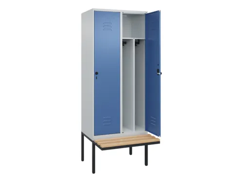 locker voor scheiding van kleding,HxBxD 2120x800x815mm,2vak