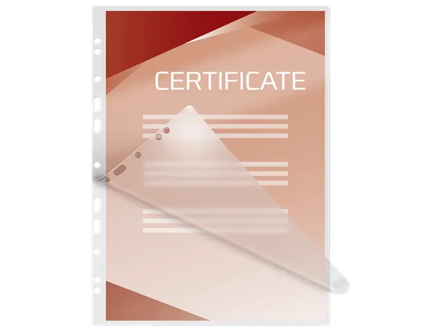 Lamineerhoes GBC A4 2x75micron 100stuks geperforeerd