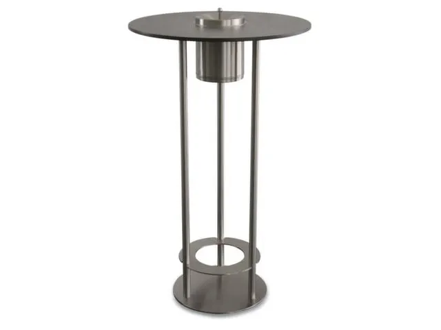 Rokersstatafel Hxd 1130X675Mm Tafelblad Mdf Rvs